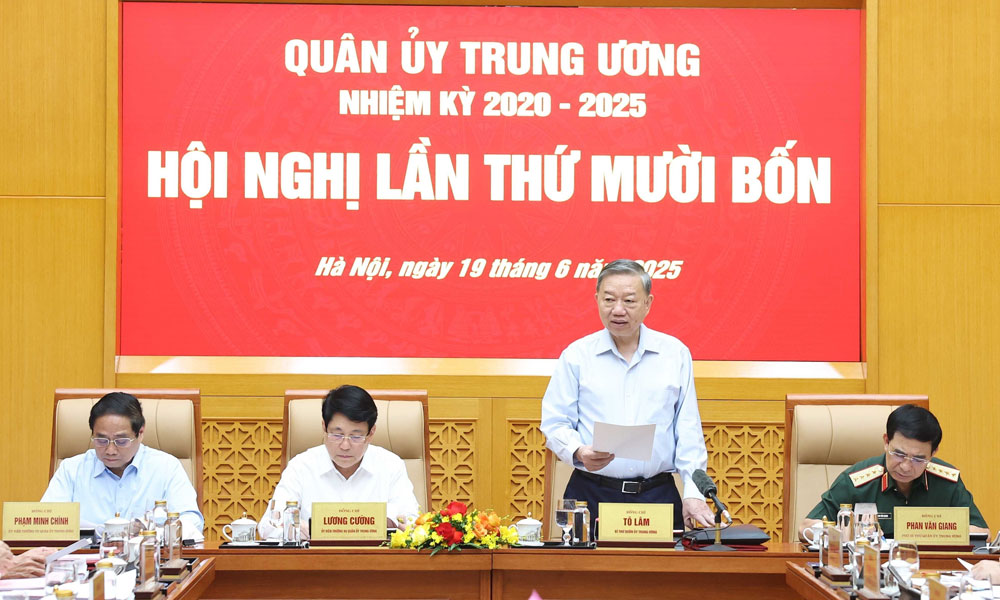  Tổng Bí thư Tô Lâm chủ trì Hội nghị Quân ủy Trung ương lần thứ 14